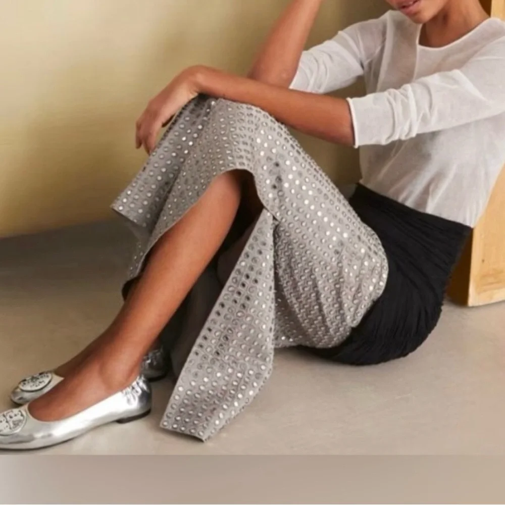 Tory Burch Metallic Ballet Flats - Picture 1 of 16